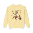 Spellbound After Dark Witch on Broom Sweatshirt | Halloween Cat Moon