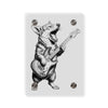 Corgi Playing Guitar Acrylic Wall Art Panel | Cute Rock Dog Home Decor
