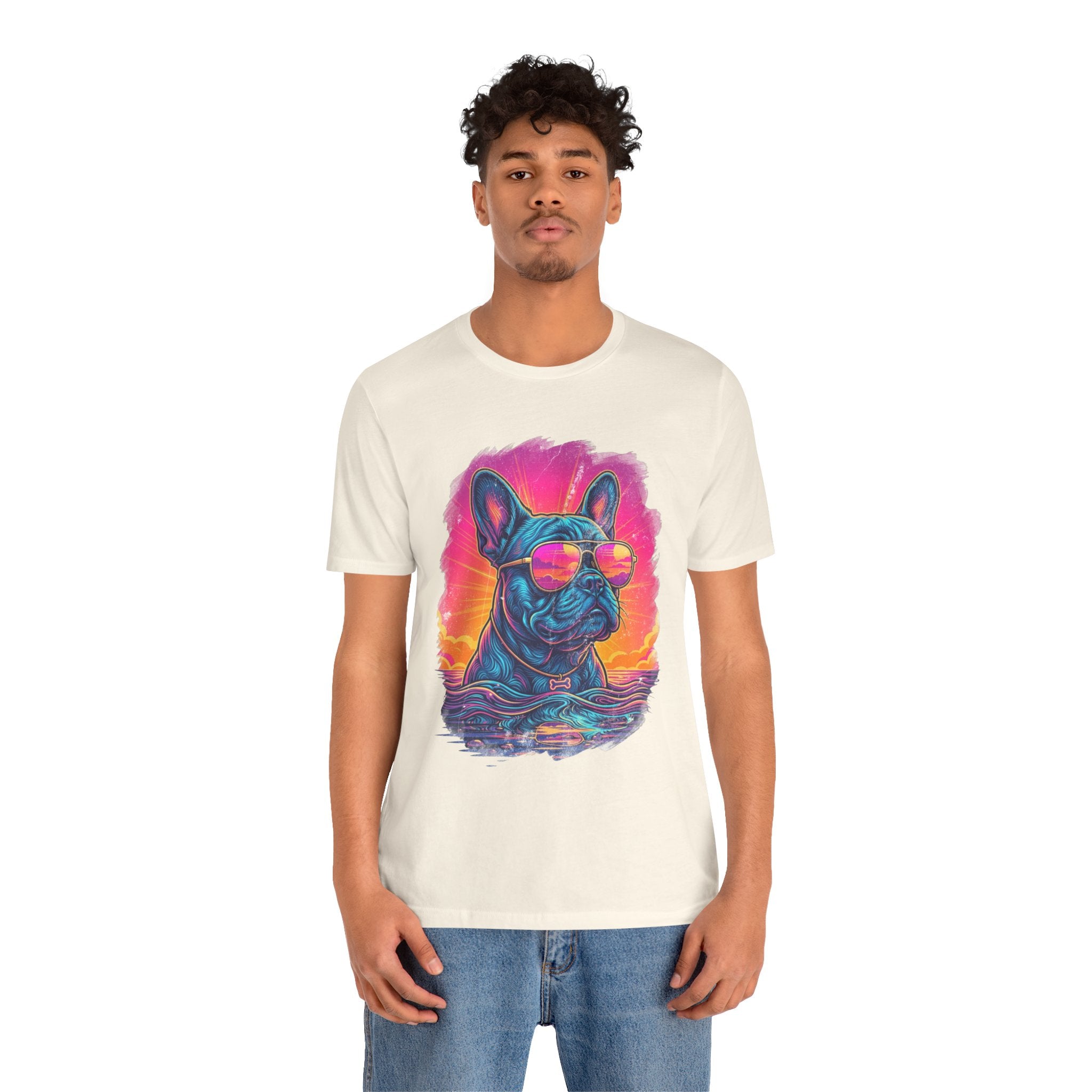 French Bulldog Retro 90s Tee — Vice City Vintage Dog Graphic
