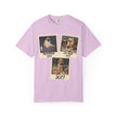 Personalized Polaroid Photo Tee — Custom 3 Image & Text Options