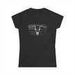 American Longhorn Skull Women's Tee — Rugged Western Graphic Shirt