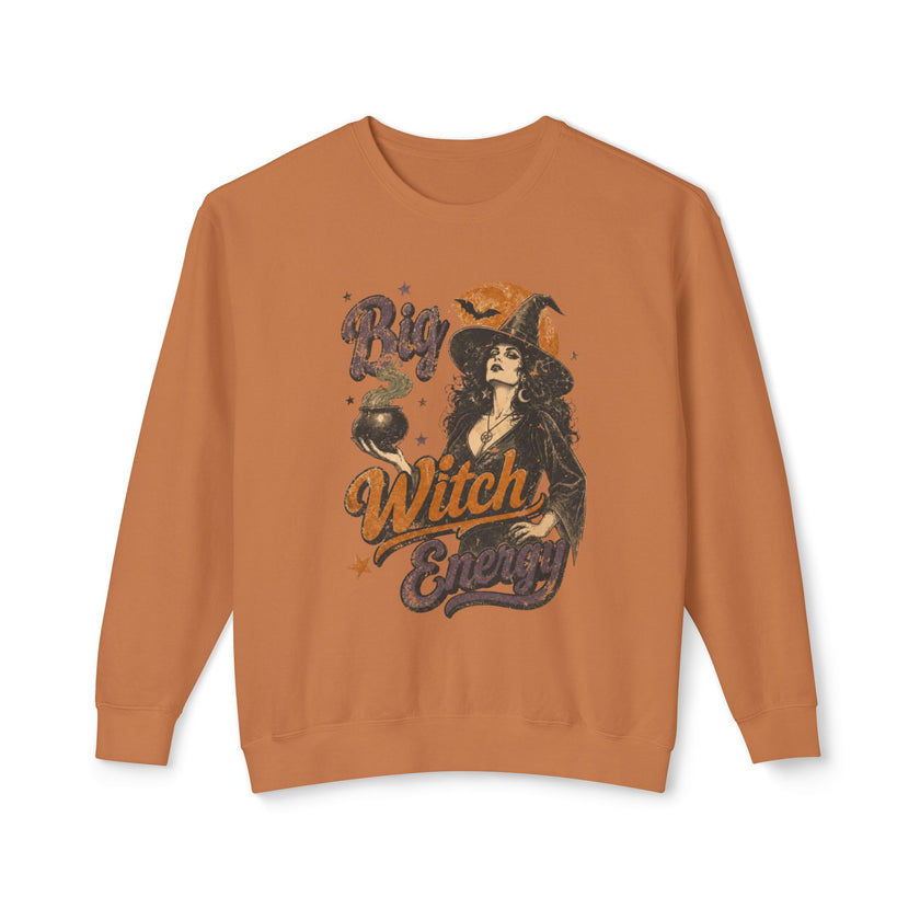 Big Witch Energy Sweatshirt | Vintage Witch Graphic, Halloween Vibe