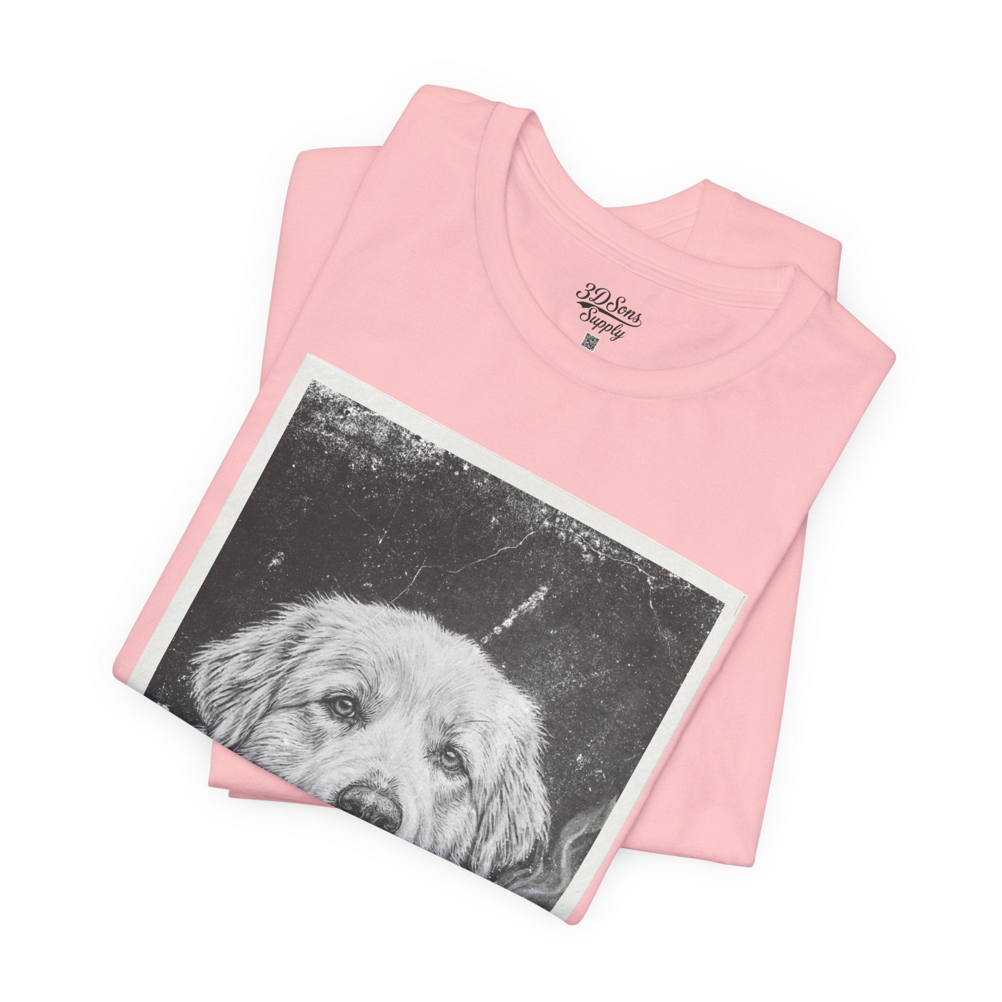 Great Pyrenees Smoke Photo Tee — Vintage Pup Graphic T-Shirt