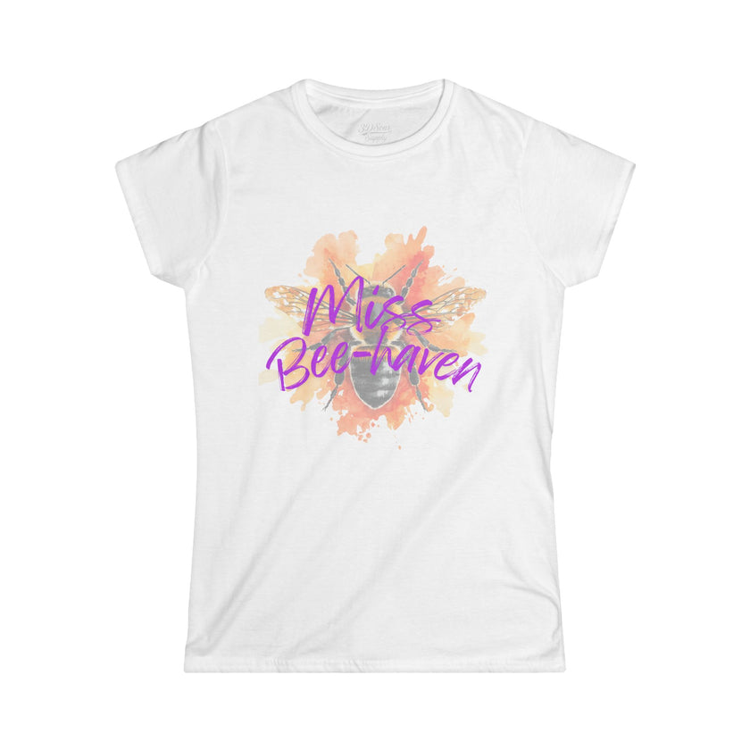 Miss Bee-Haven Women's Tee — Cute Bee Graphic Shirt for Bee Lovers