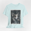 Smoking Corgi Graphic Tee – Retro Dog Portrait T-Shirt