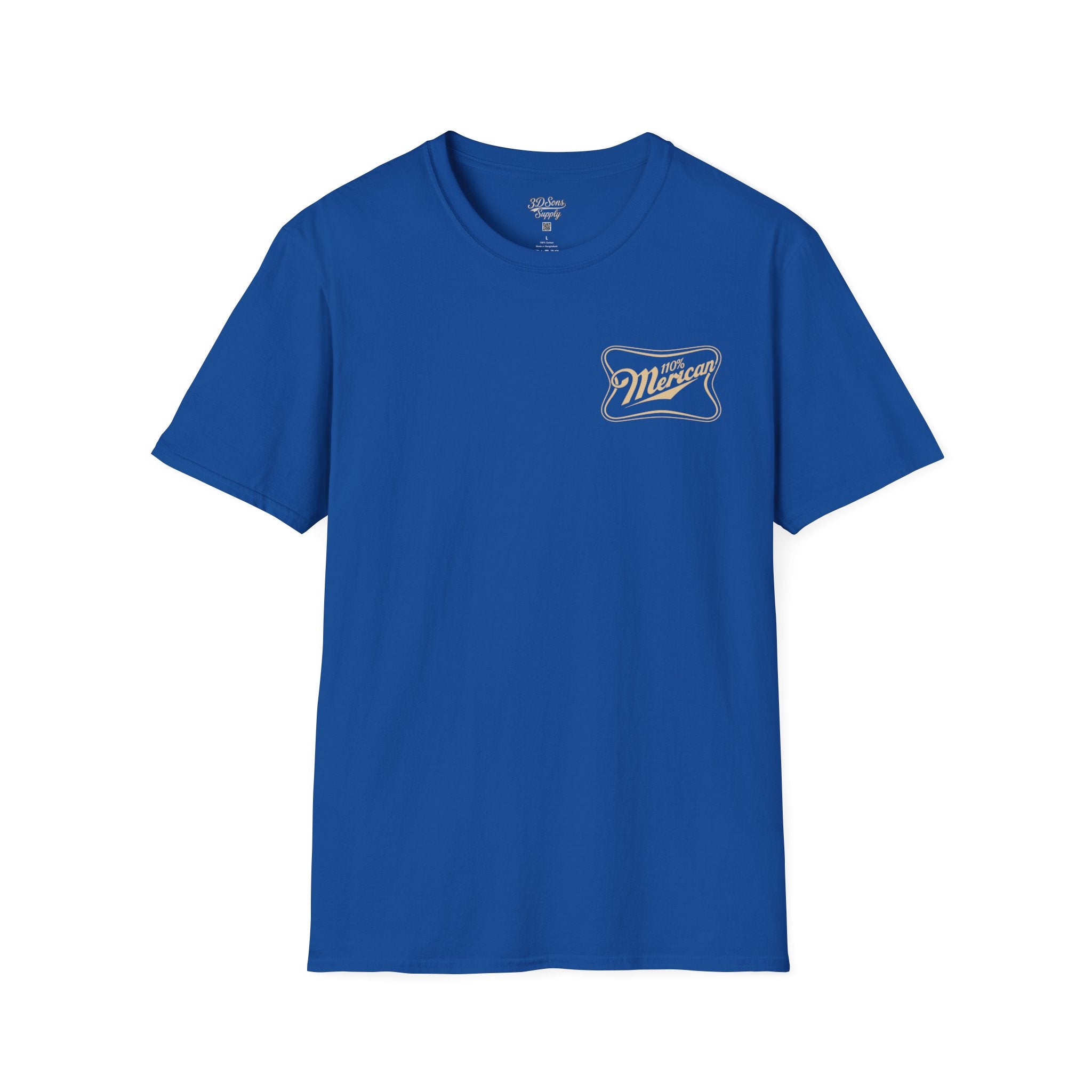 100% Merican Patriotic T-Shirt | American Flag, Fourth of July