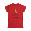 Personalize Karma Golden Retriever Name Tee | Mid Century Dog Shirt
