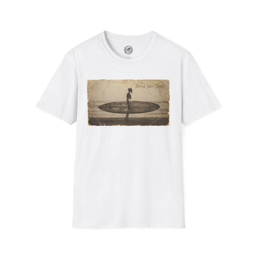 Vintage Skeleton Surfer Photograph T-Shirt | Retro Beach Surf Tee – 3D Sons Supply Co