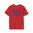Dont Tread On Me Flag Tee Shirt American Gadsden Patriotic Independence Day Tee