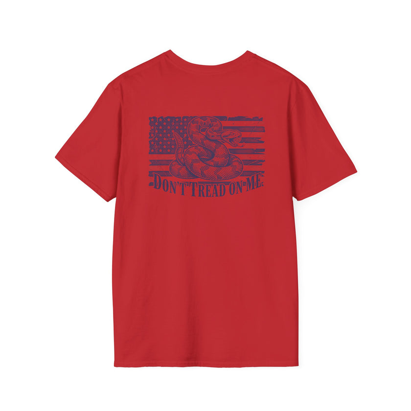 Dont Tread On Me Flag Tee Shirt American Gadsden Patriotic Independence Day Tee