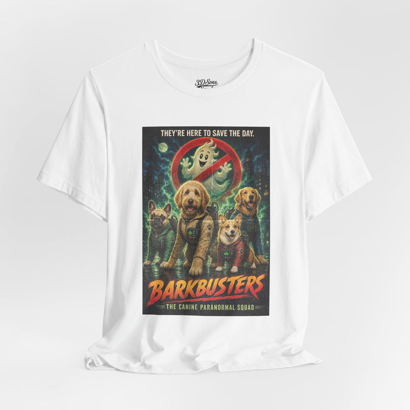 Barkbusters Retro Dog Movie Tee — 