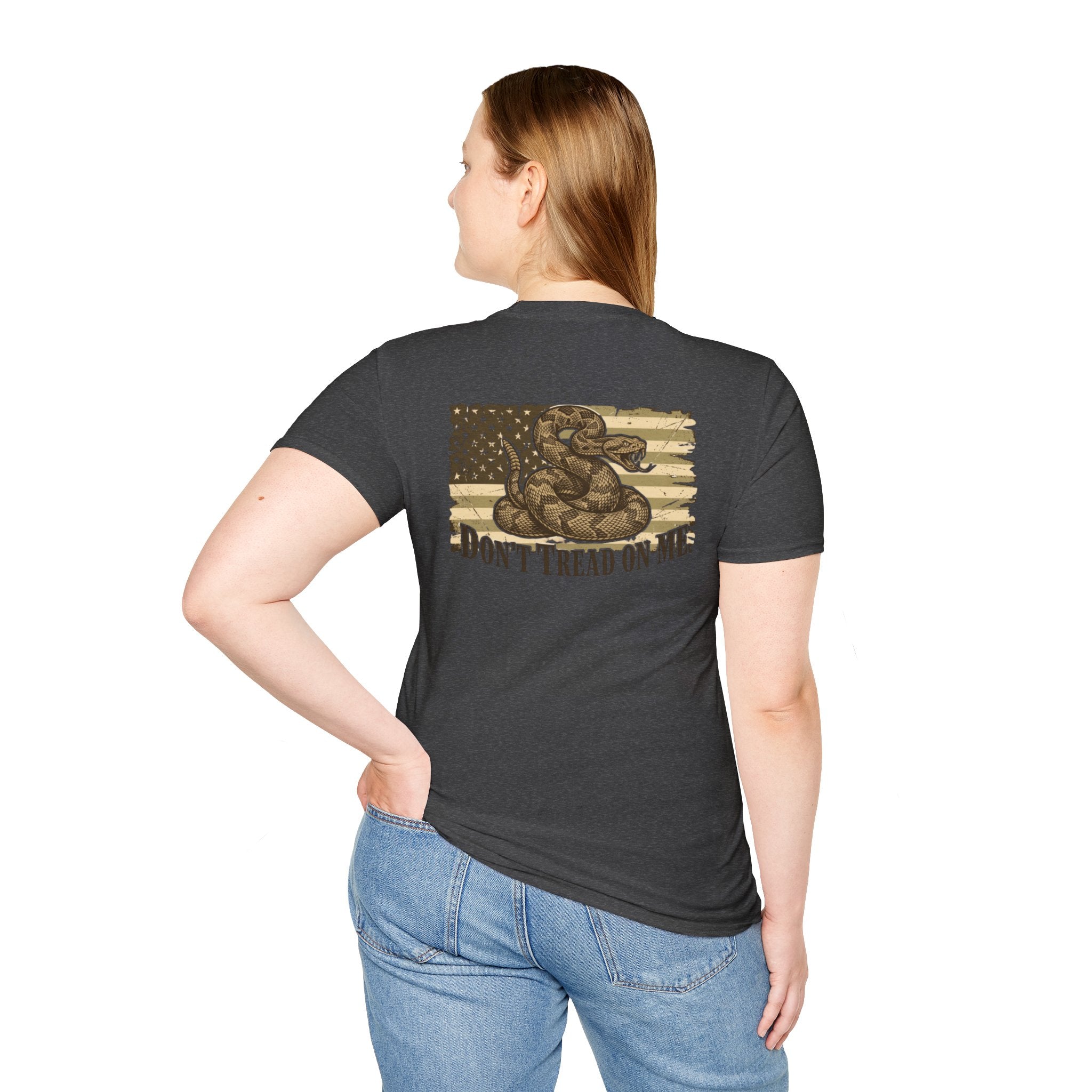 Dont Tread On Me Flag Tee Shirt American Gadsden Patriotic Independence Day Tee