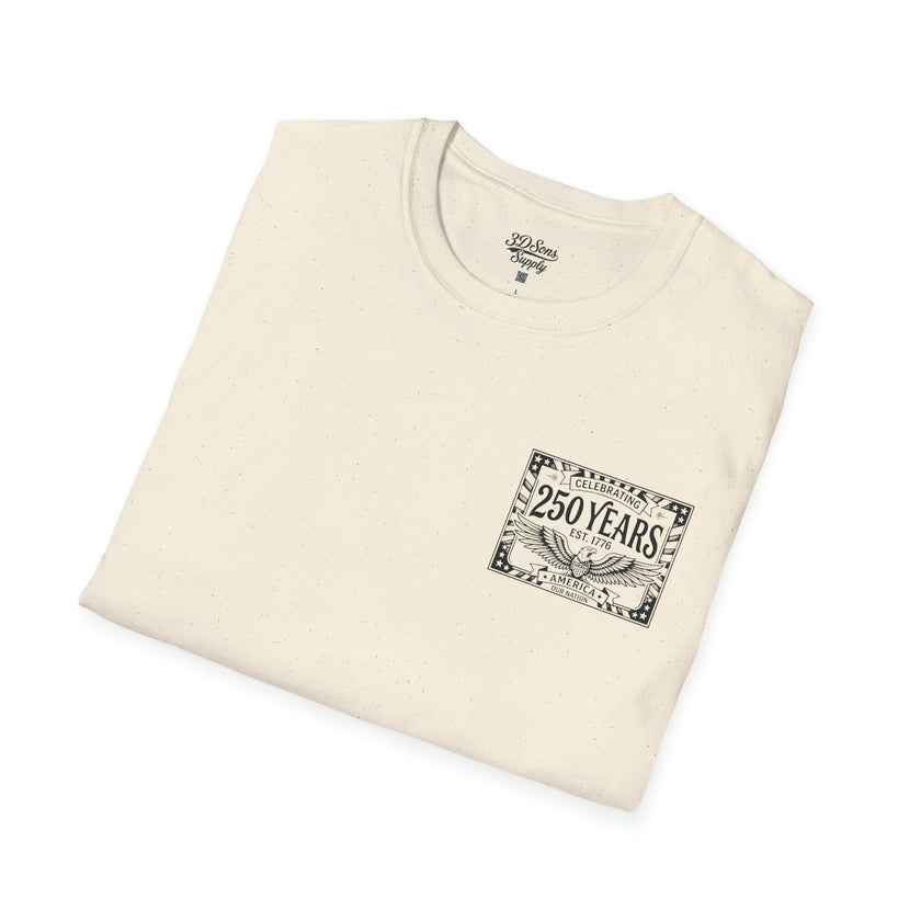 250 Year American Celebration July 4th Independence Day T-Shirt | Patriotic Tee