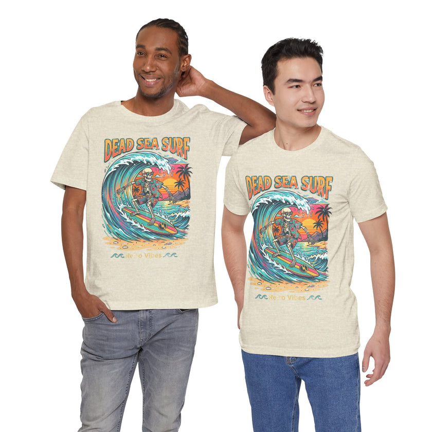 Dead Sea Surf Shark Attack T-Shirt | Bold Nautical Graphic Tee – 3D Sons Supply Co