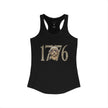George Washington Doodle 1776 - Women's Ideal Racerback Tank