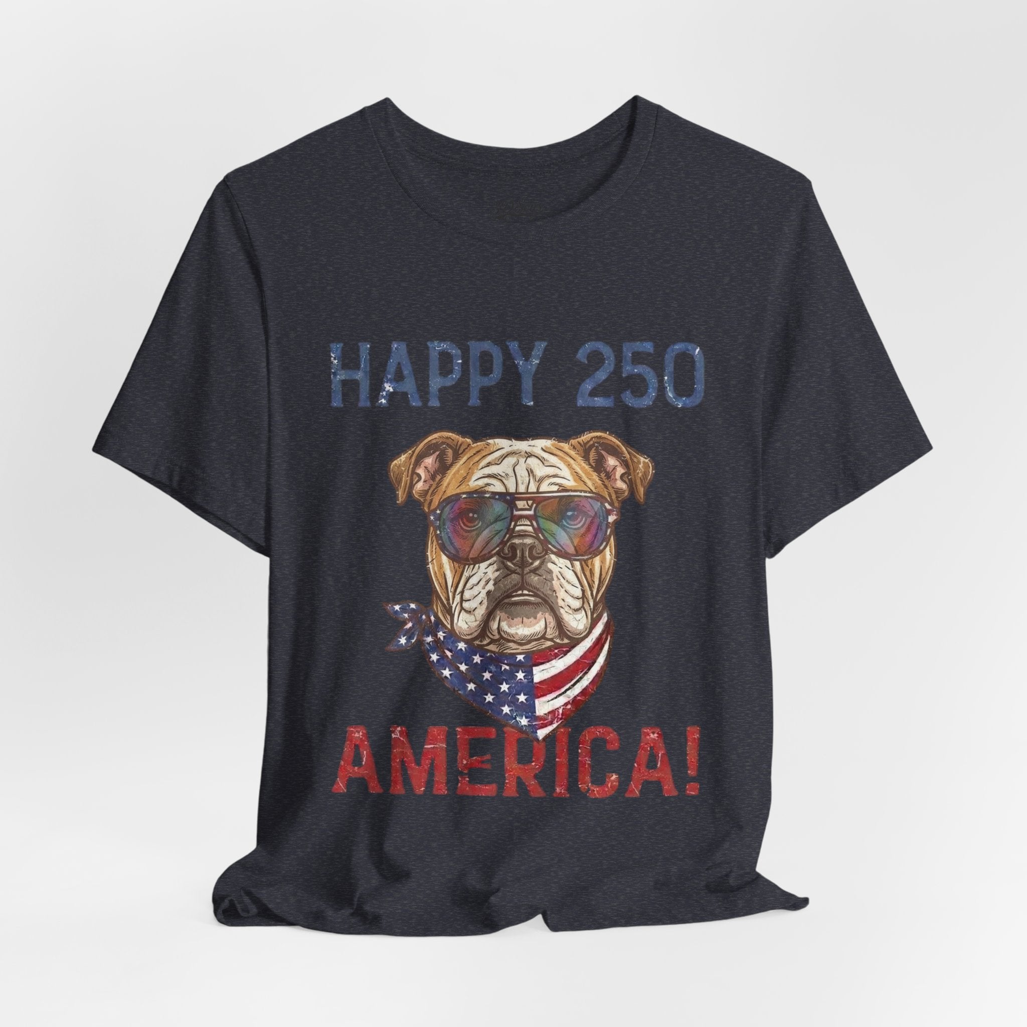 Patriotic Bulldog Tee - 