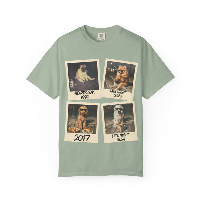 Personalized Polaroid Photo Tee — Custom Image & Text Options