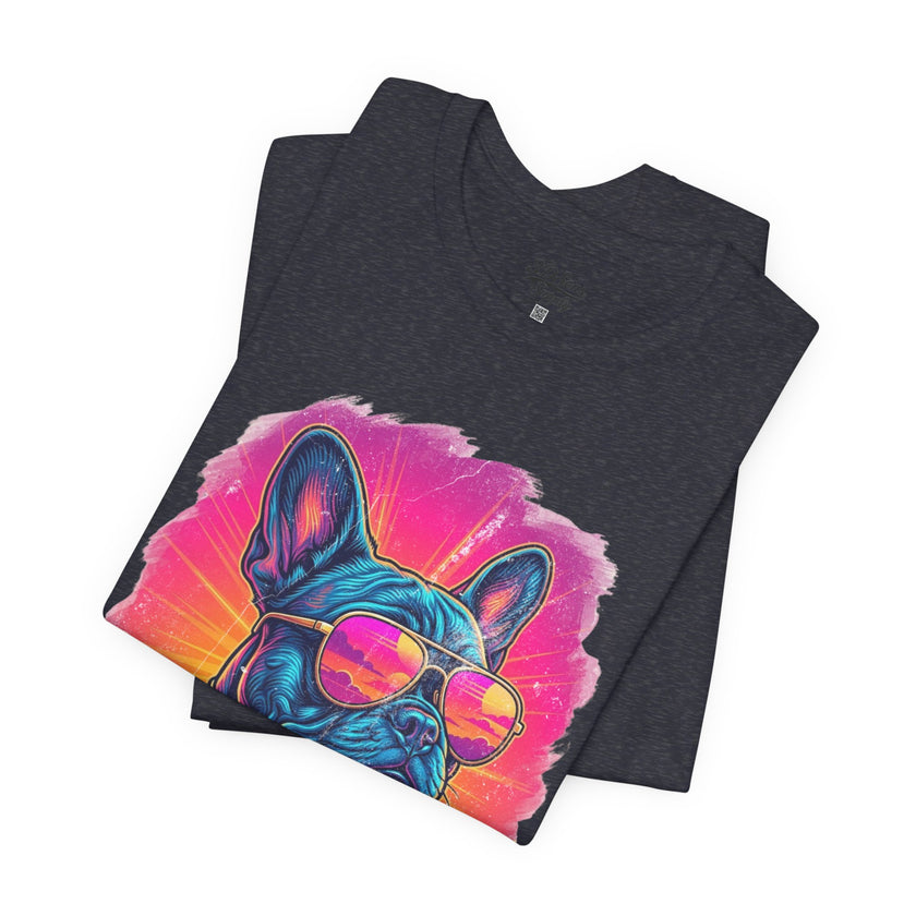 French Bulldog Retro 90s Tee — Vice City Vintage Dog Graphic