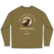 Personalized Elk Hunting Crew Long Sleeve Pocket Tee — Personalized Outdoor Shirt