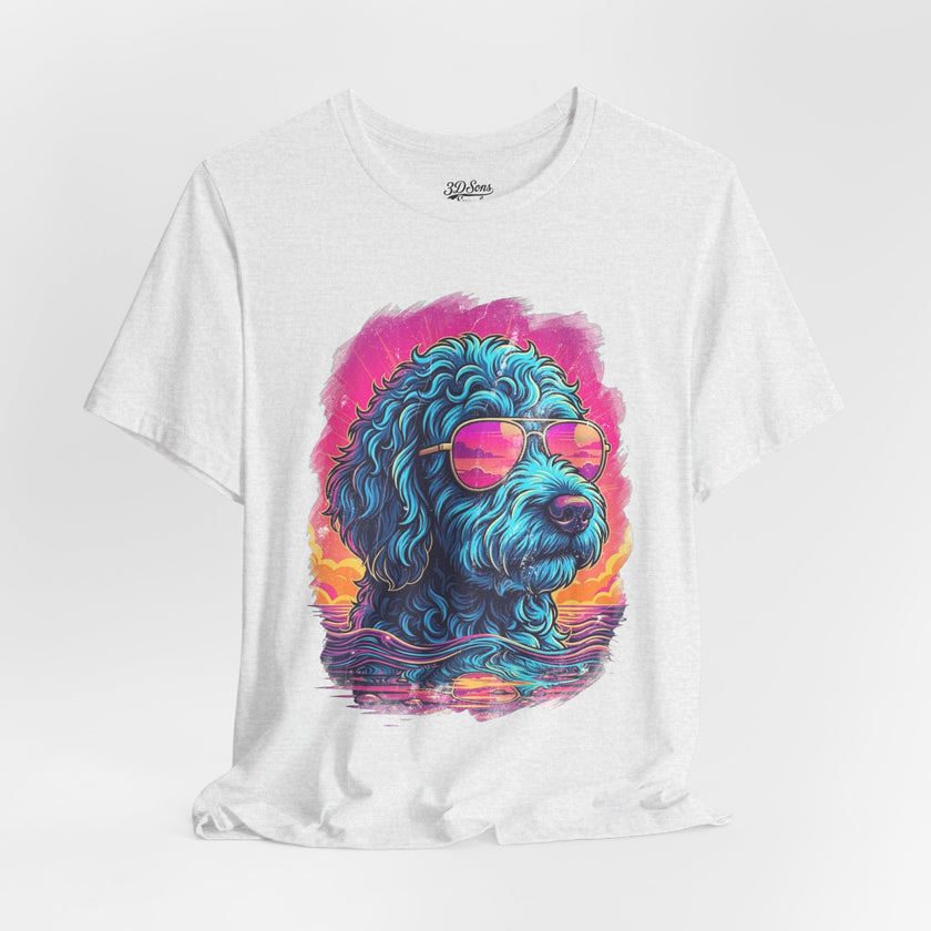 Doodle Vice City 90s Retro Tee — Funny Vintage Style T-Shirt