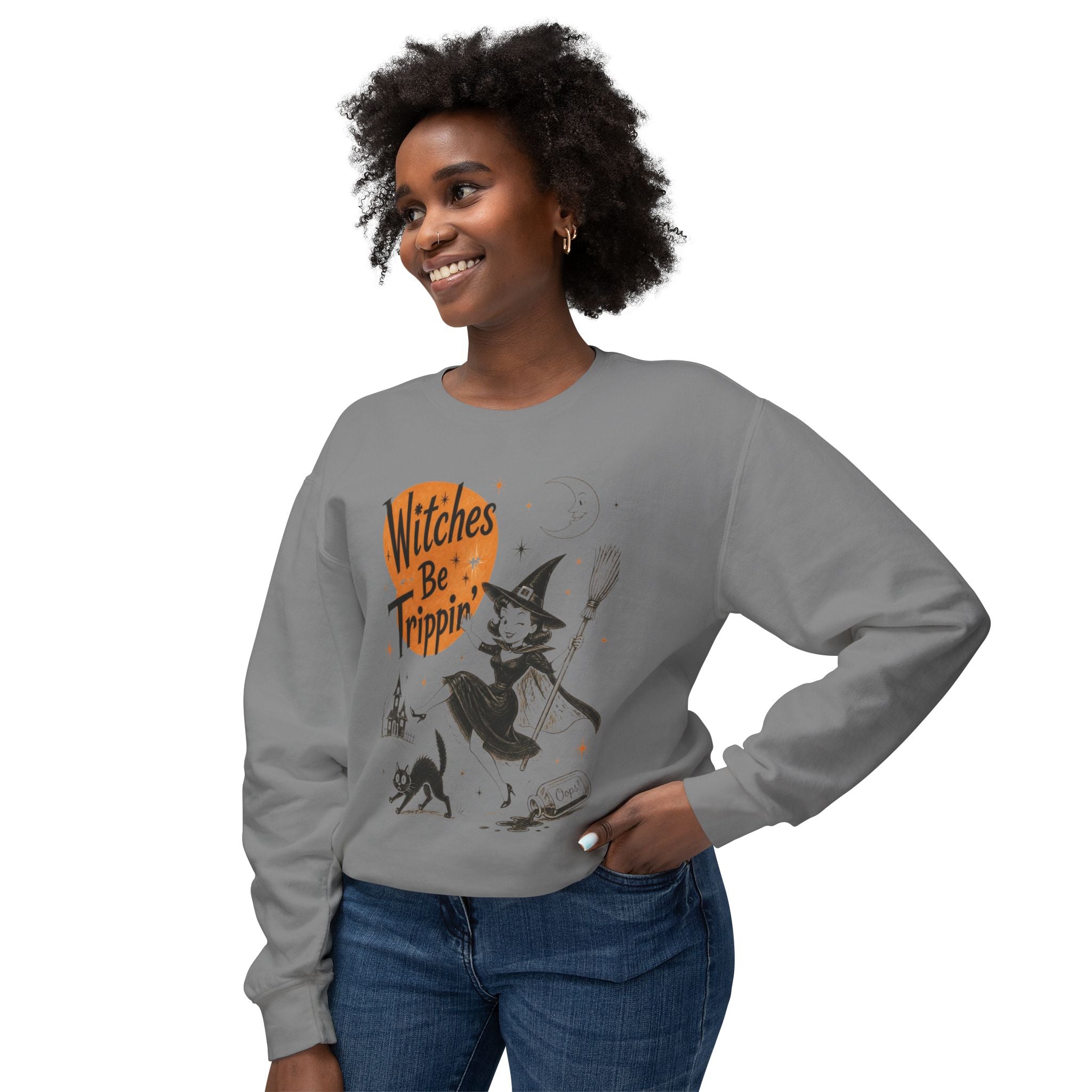 Witches Be Trippin' Halloween sweatshirt | Crewneck