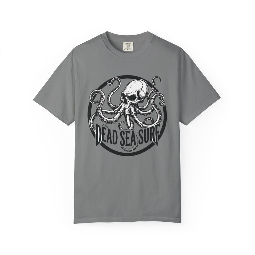 Dead Sea Surf Octopus Kraken Skull Tee | Nautical Surf Graphic Shirt – 3D Sons Supply Co