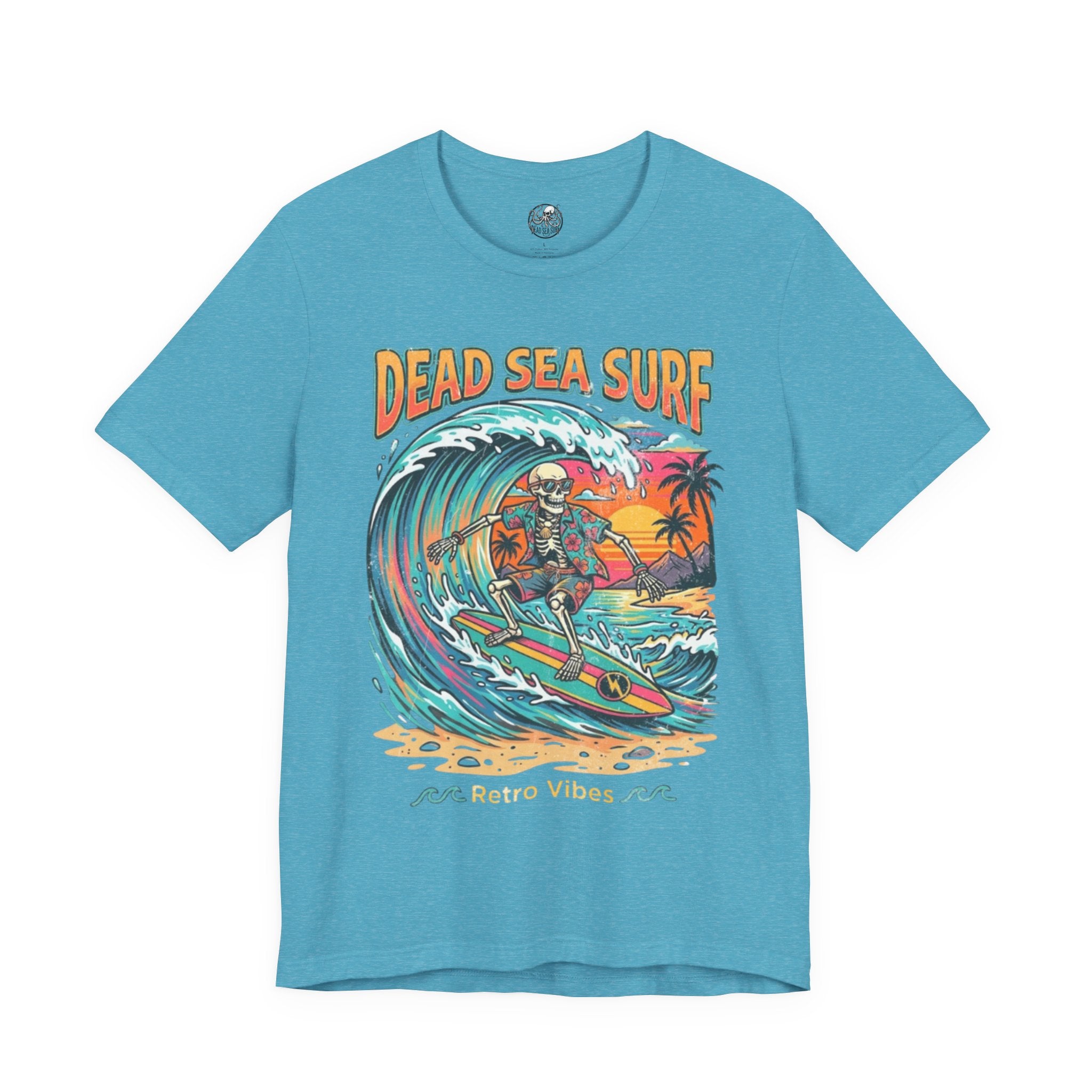 Dead Sea Surf Shark Attack T-Shirt | Bold Nautical Graphic Tee – 3D Sons Supply Co