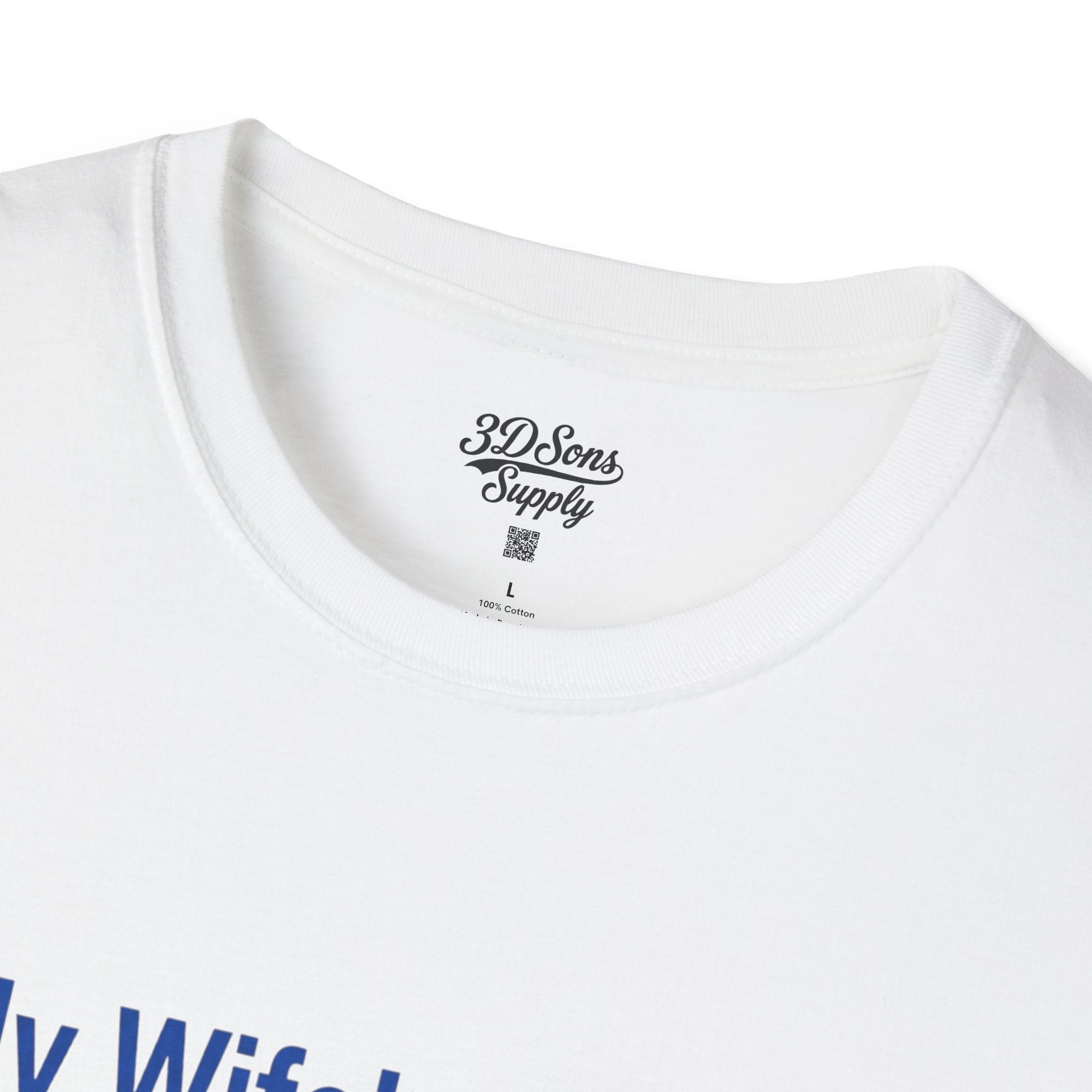 T-Shirt — “My Wife’s Hobby Funds My Cardboard Career” Funny Hobby Dad Tee