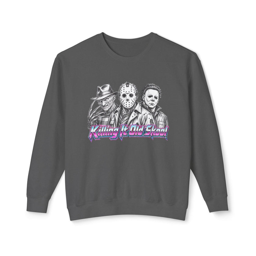 Retro Slasher Icons Sweatshirt | Freddy Jason Michael Crewneck