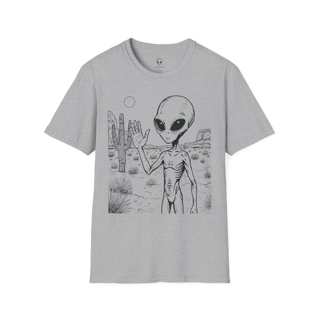 Happy Desert Alien Tee | Funny Area 51 Extraterrestrial Shirt – 3D Sons Supply Co