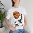 Witches Be Trippin' Halloween Tee - Cute Witch Cat Graphic T-Shirt
