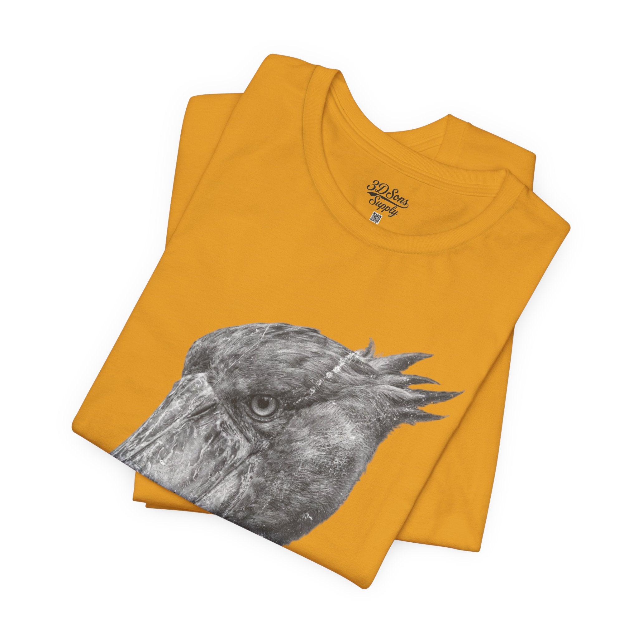 Smoking Shoebill Stork T-Shirt — Quirky Bird Graphic Tee