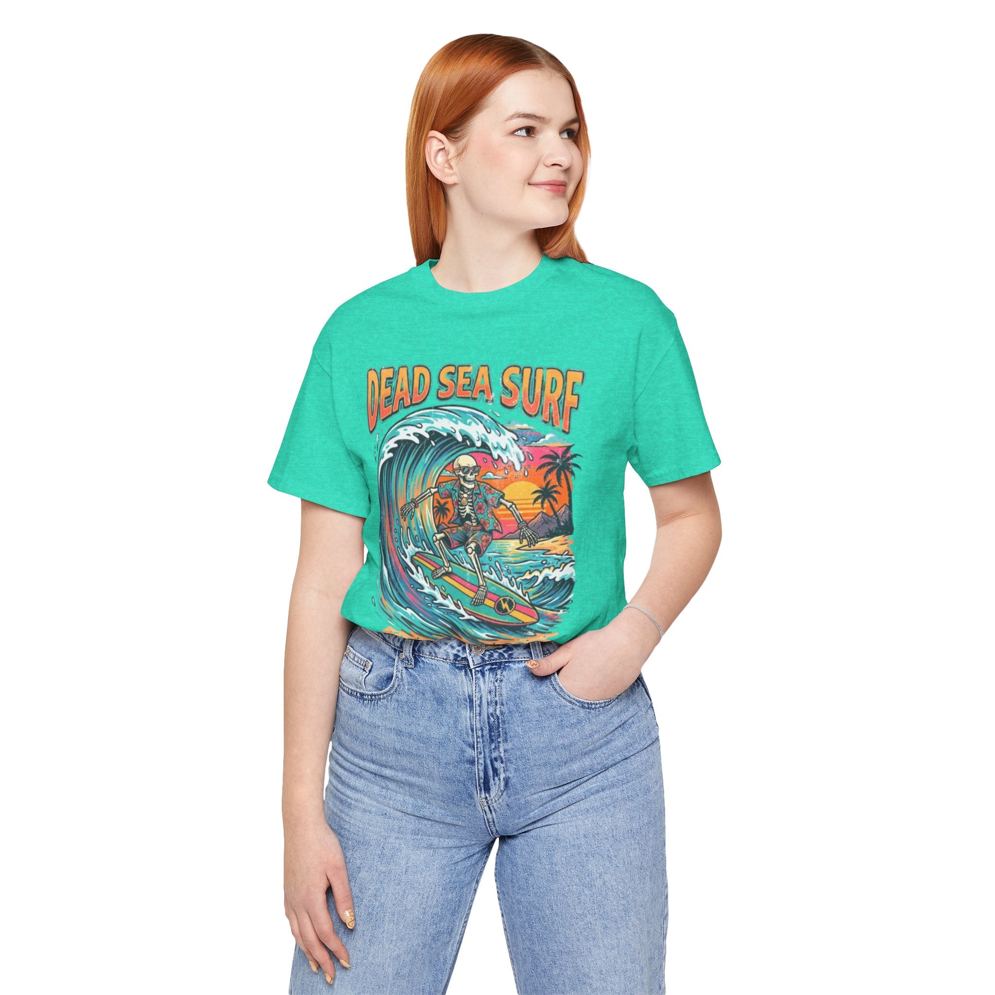 Dead Sea Surf Shark Attack T-Shirt | Bold Nautical Graphic Tee – 3D Sons Supply Co