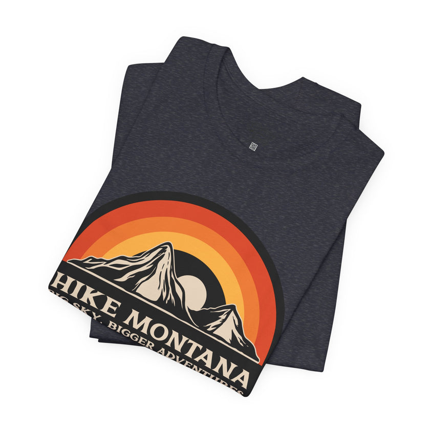Hike Montana Mountain Adventure T-Shirt — Hiking Graphic Tee