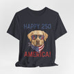 Patriotic Lab Dog Tee — 