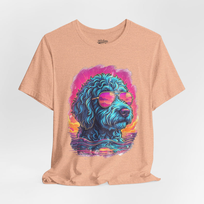 Doodle Vice City 90s Retro Tee — Funny Vintage Style T-Shirt