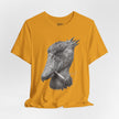 Smoking Shoebill Stork T-Shirt — Quirky Bird Graphic Tee