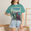 Crater Lake Alien & Bigfoot T-Shirt — National Park Adventure Tee