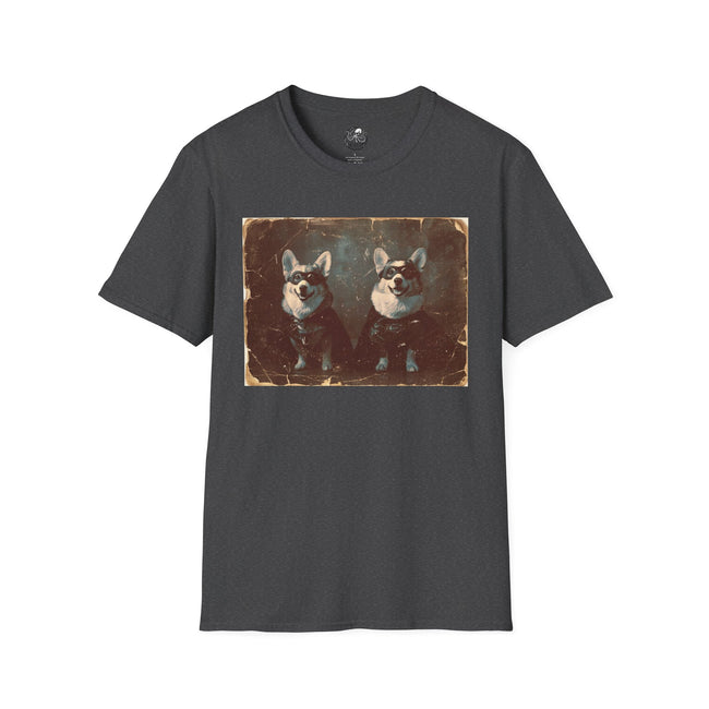 Corgi Superhero Vintage T-Shirt | Funny Dog Hero Graphic Tee – 3D Sons Supply Co