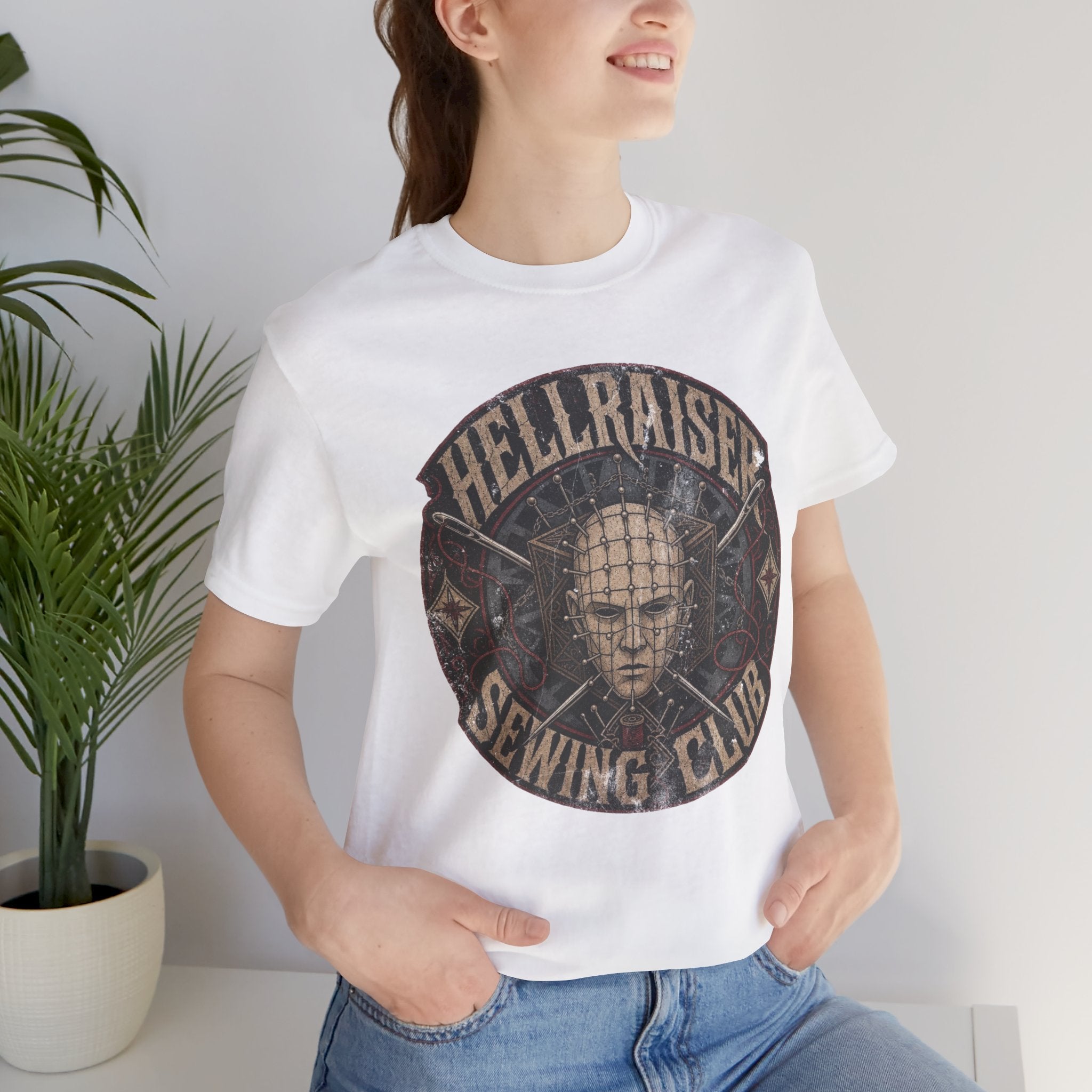 Hellraiser Sewing Club Tee - Vintage Horror Graphic T-Shirt