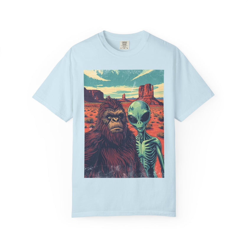 Alien & Bigfoot Monument Park T-Shirt
