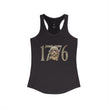 George Washington Doodle 1776 - Women's Ideal Racerback Tank