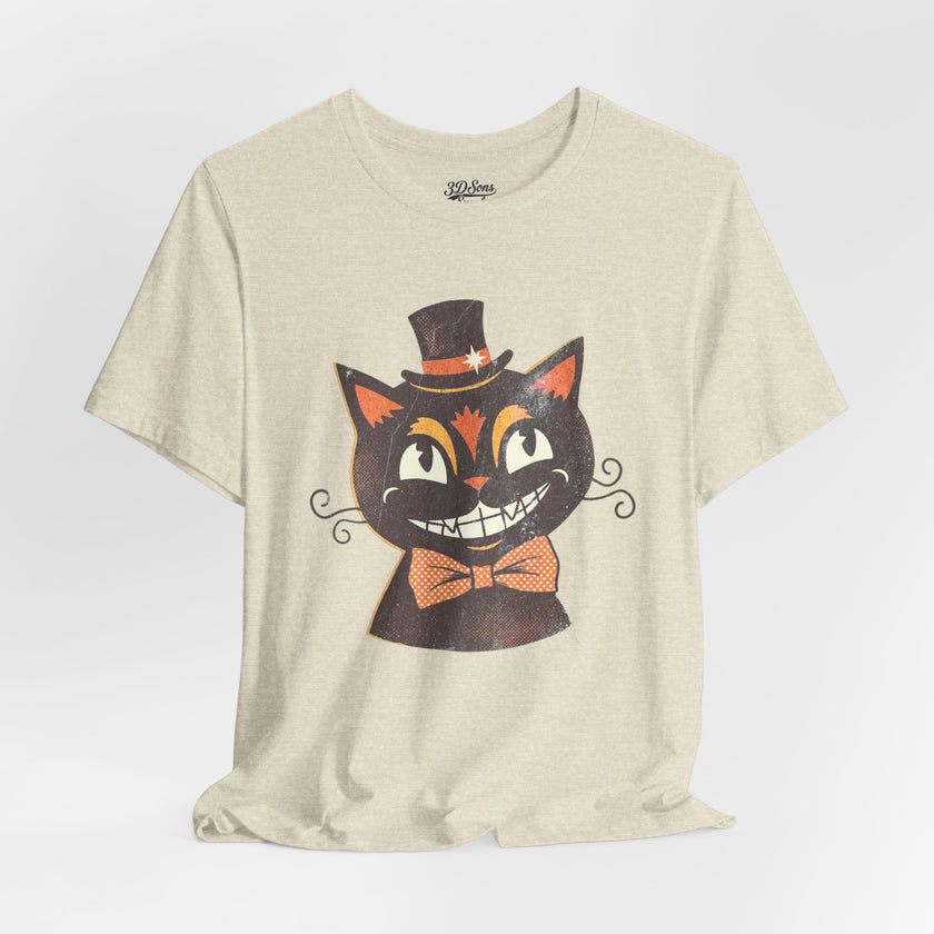 Vintage Halloween Cat Tee