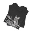 Drumming French Bulldog T-Shirt — Cute Dog Playing Drum Graphic Tee