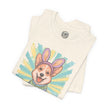 Easter Dog Tee — “Eggs Are Overrated...Treats Are Not” Corgi Retro Graphic T-Shirt