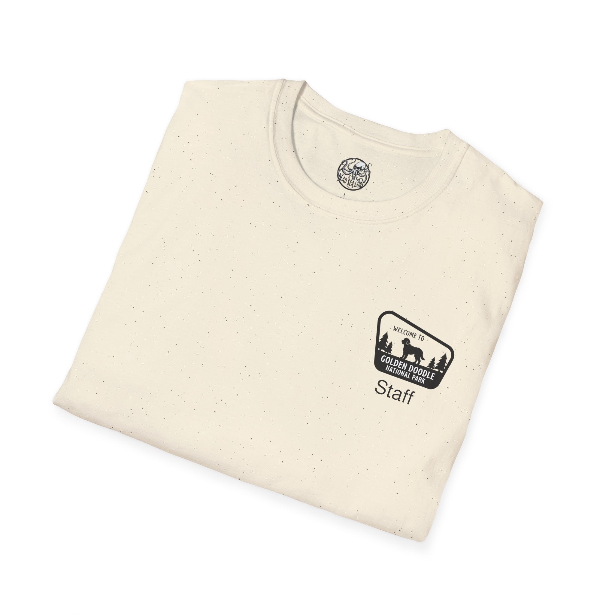 Golden Doodle National Park Staff T-Shirt | Retro Dog Lover Tee – 3D Sons Supply Co