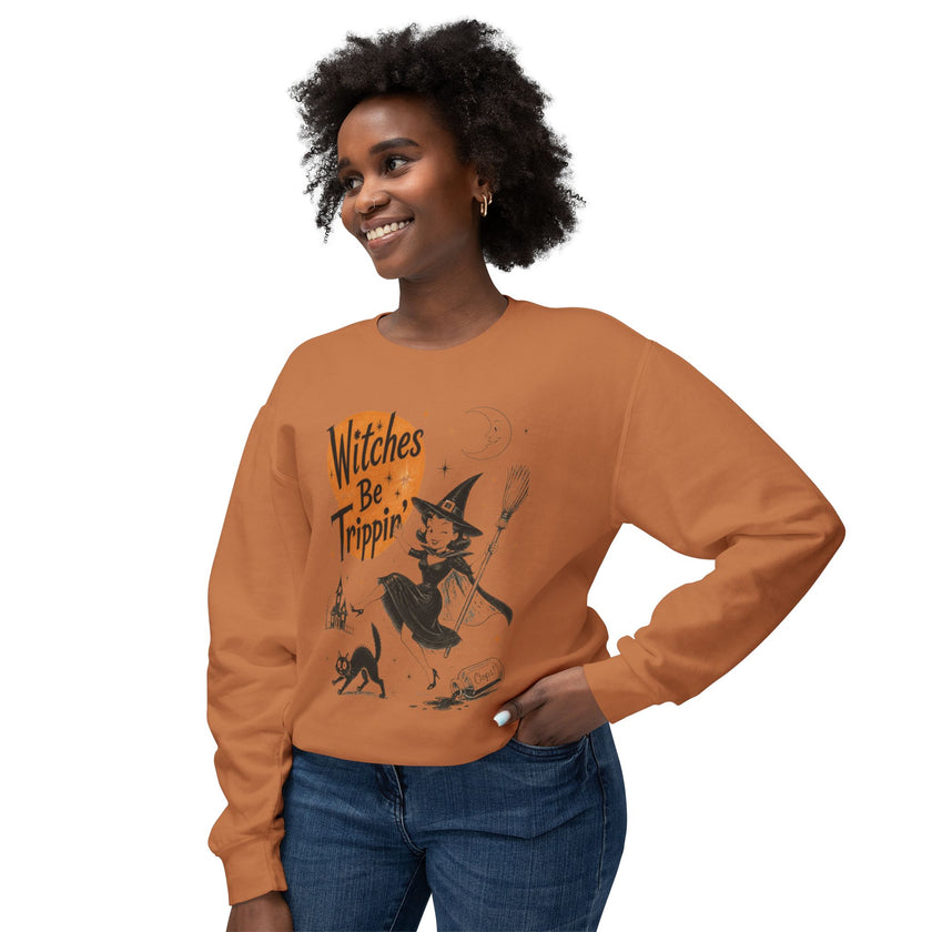 Witches Be Trippin' Halloween sweatshirt | Crewneck
