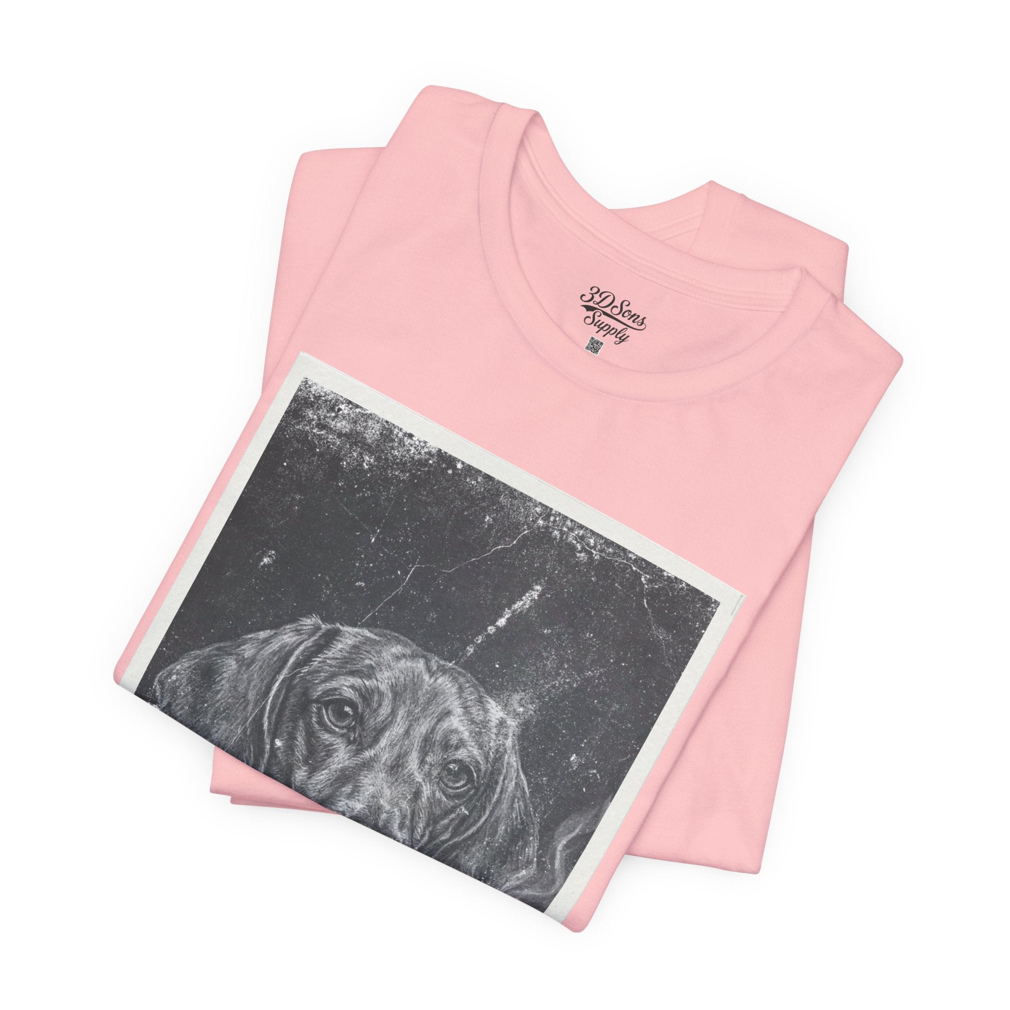 Dachshund Smoking Portrait Tee – Vintage Smokin' Dog Art T-Shirt