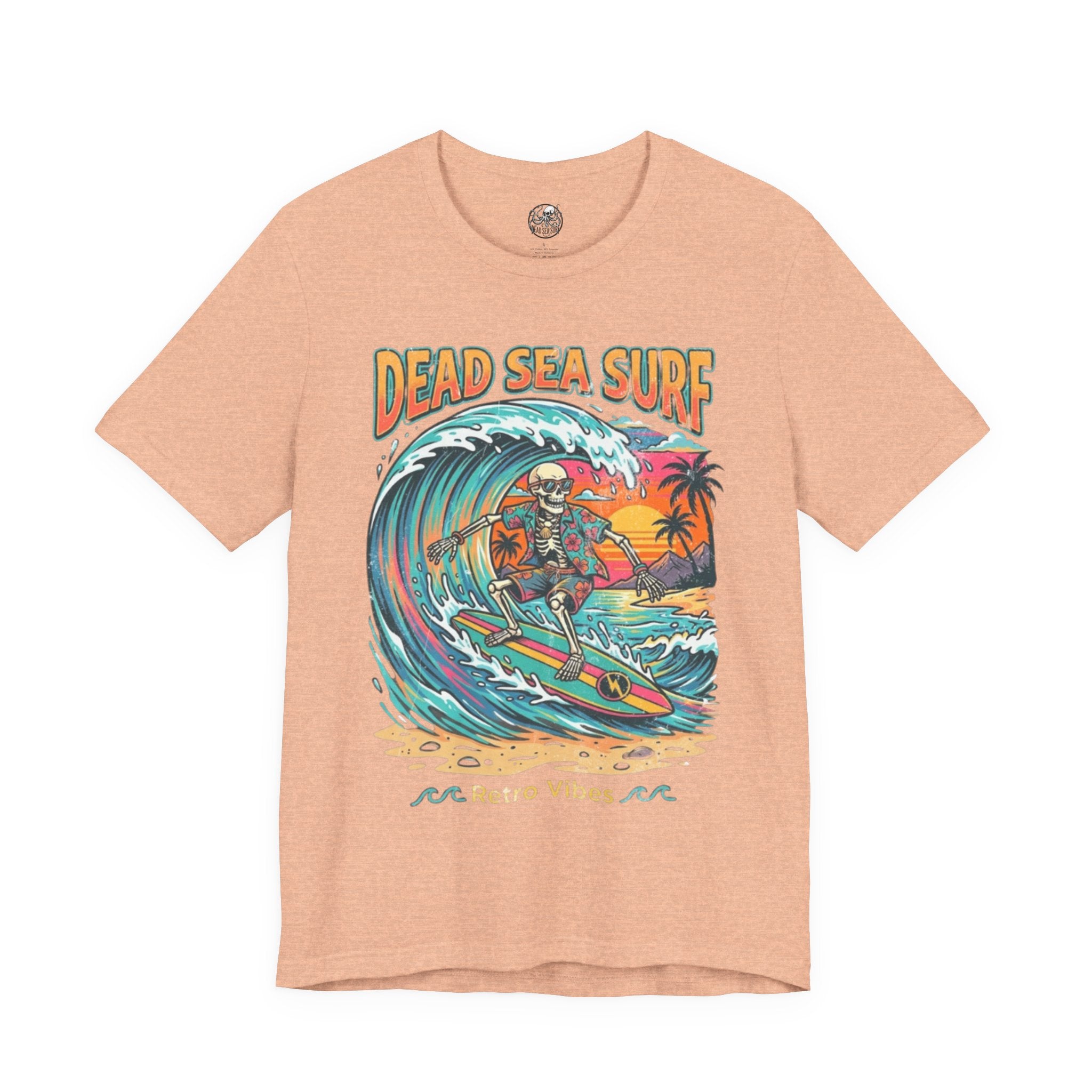 Dead Sea Surf Shark Attack T-Shirt | Bold Nautical Graphic Tee – 3D Sons Supply Co