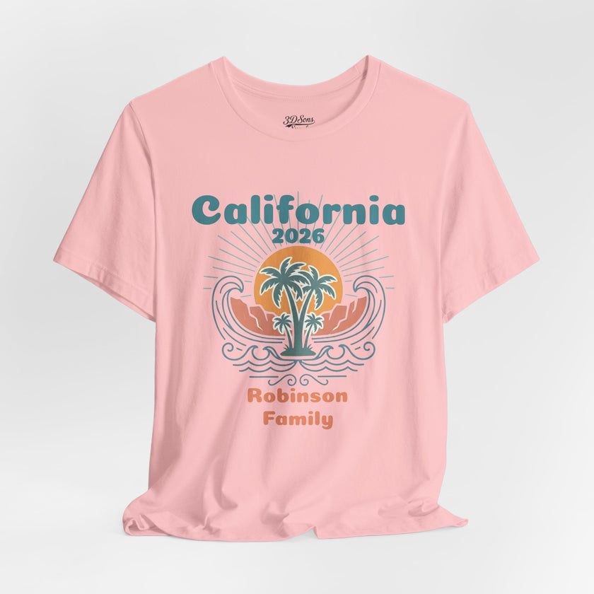 Personalized Family Vacation T-Shirt